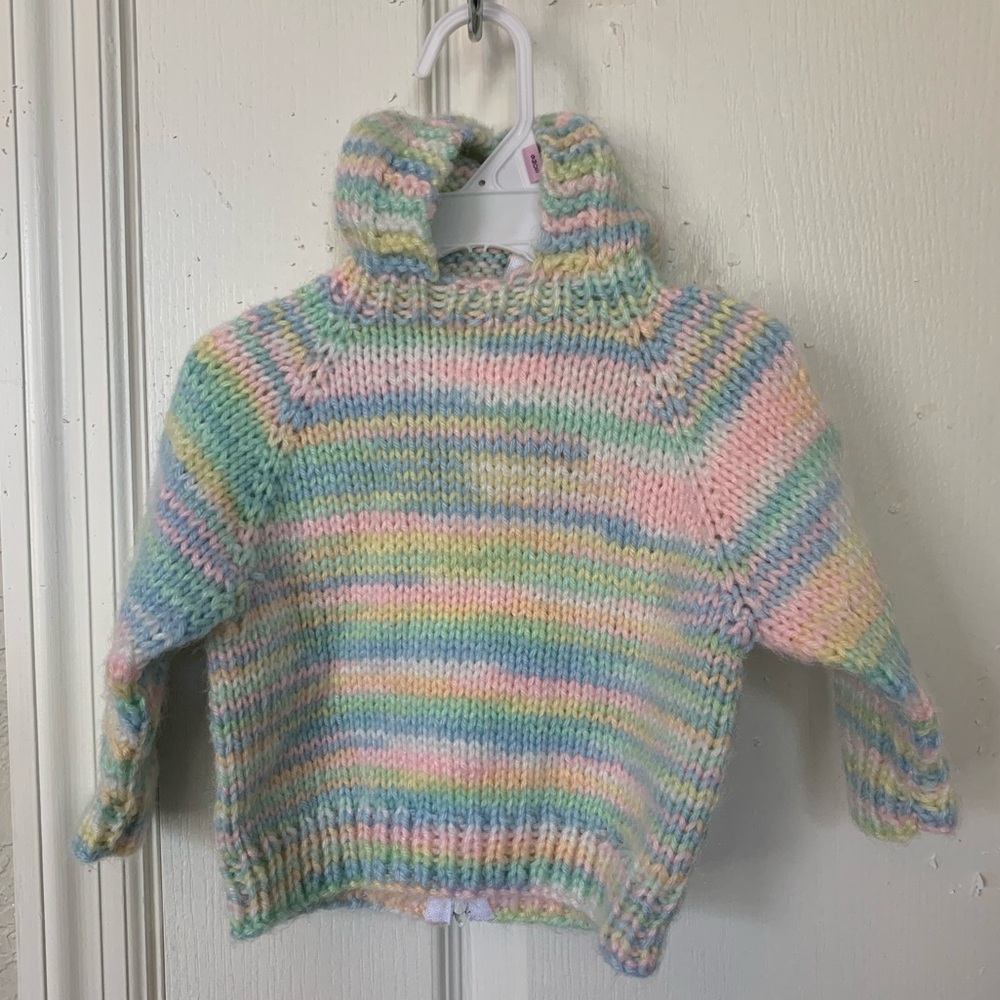 Hand Knitted Baby Sweater